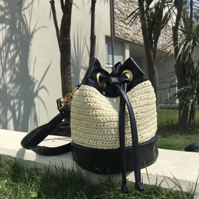 画像2: 巾着バケットバッグ・2WAYショルダーバック　（Bucket Bag）