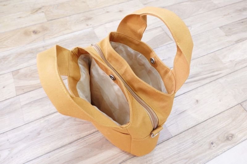 画像2: MMZ-92 Vivienne (ヴィヴィアン)3Roomsトートバッグ・ショルダーバッグ型紙【3サイズ展開】