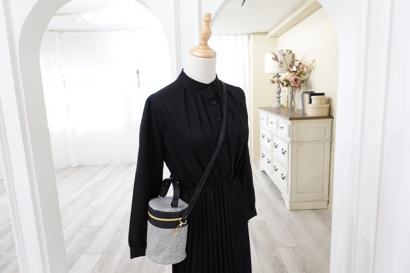 画像2: Ruby(ルビー)ドラムバニティーポーチ&バッグ型紙 ロングタイプ&ショートタイプ【3サイズ展開】