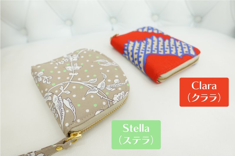 画像1: Stella(ステラ)スイートラウンドファスナーミニ財布・小銭入れ型紙