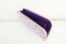 画像13: リバティ生地で作るL字型長財布キット（裁断済み・一部縫製済み＆資材セット）型紙動画レシピは付属されていません (13)