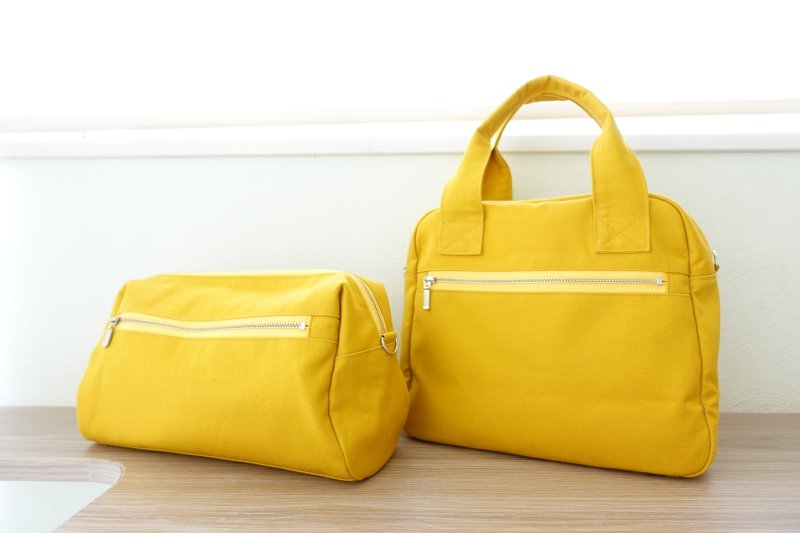 画像1: Maeve（モーヴ）レクタングルショルダートートバッグ型紙【2サイズ展開】