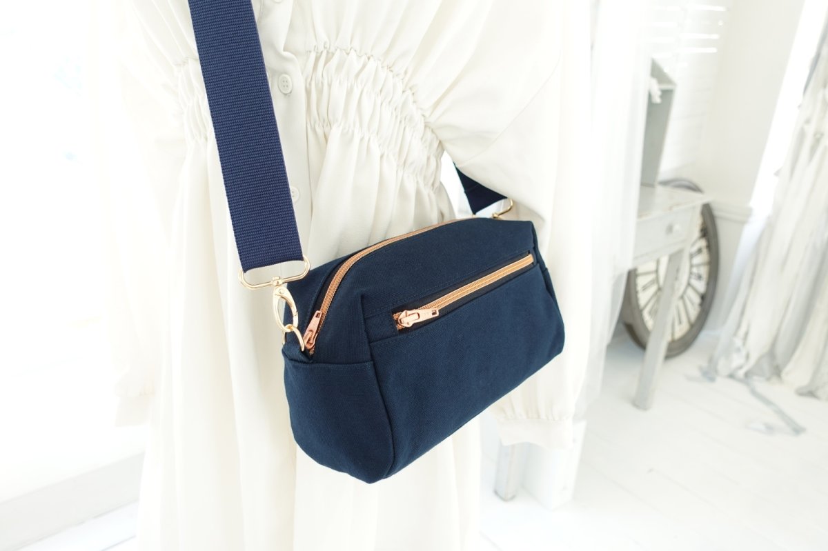 画像4: Maeve（モーヴ）レクタングルショルダートートバッグ型紙【2サイズ展開】 (4)