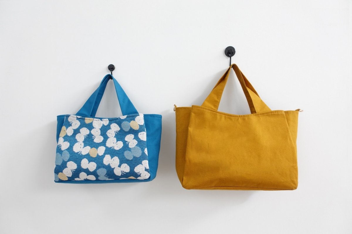 画像11: Susie（スージ）台形フォルムの3ROOMSトートバッグ型紙（2サイズ展開） (11)