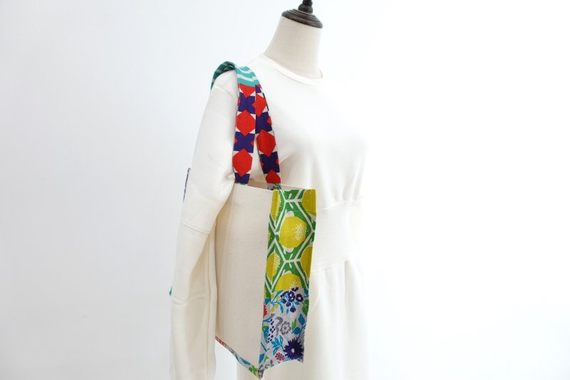 画像1: MAGGY(マギー)表地だけで作るショッパーバッグ・サブバッグ・6サイズ展開