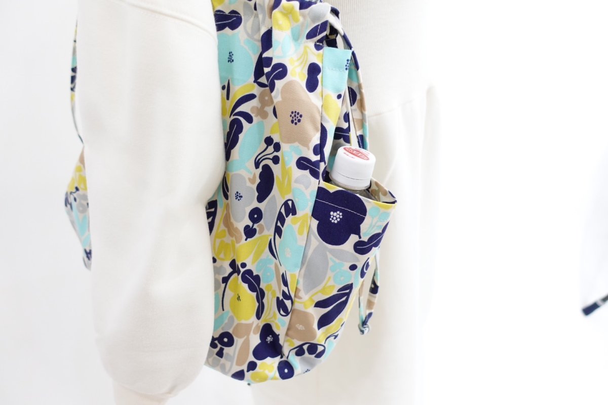 画像19: Pascale（パスカル）ラウンドフォルムのパッカブル巾着トートバッグ・2サイズ展開（ポケッタブル”タイプのトートバッグ） (19)