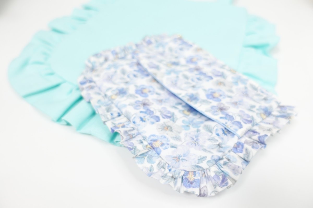 画像9: Rosette（ロゼット）ポケットティッシュケース付きフリルポーチ型紙 (9)