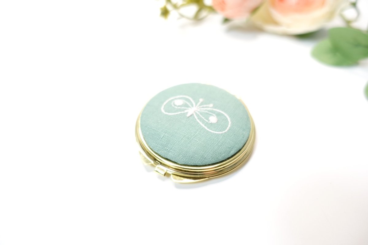 画像9: 丸型/小サイズ（６０mm）/ラウンドコンパクトミラー型紙・資材キット（型紙＆レシピプレゼント） (9)