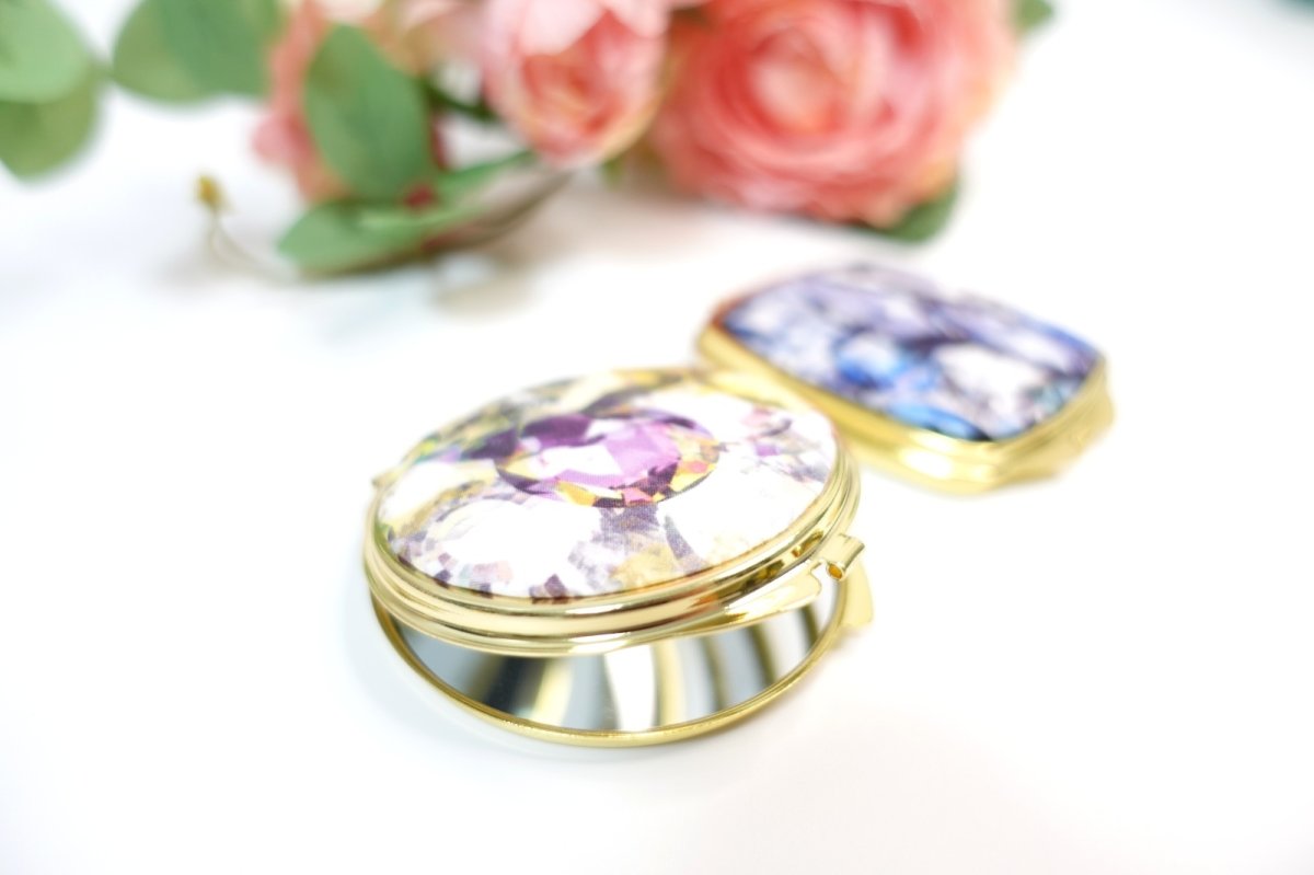 画像5: 丸型/小サイズ（６０mm）/ラウンドコンパクトミラー型紙・資材キット（型紙＆レシピプレゼント） (5)