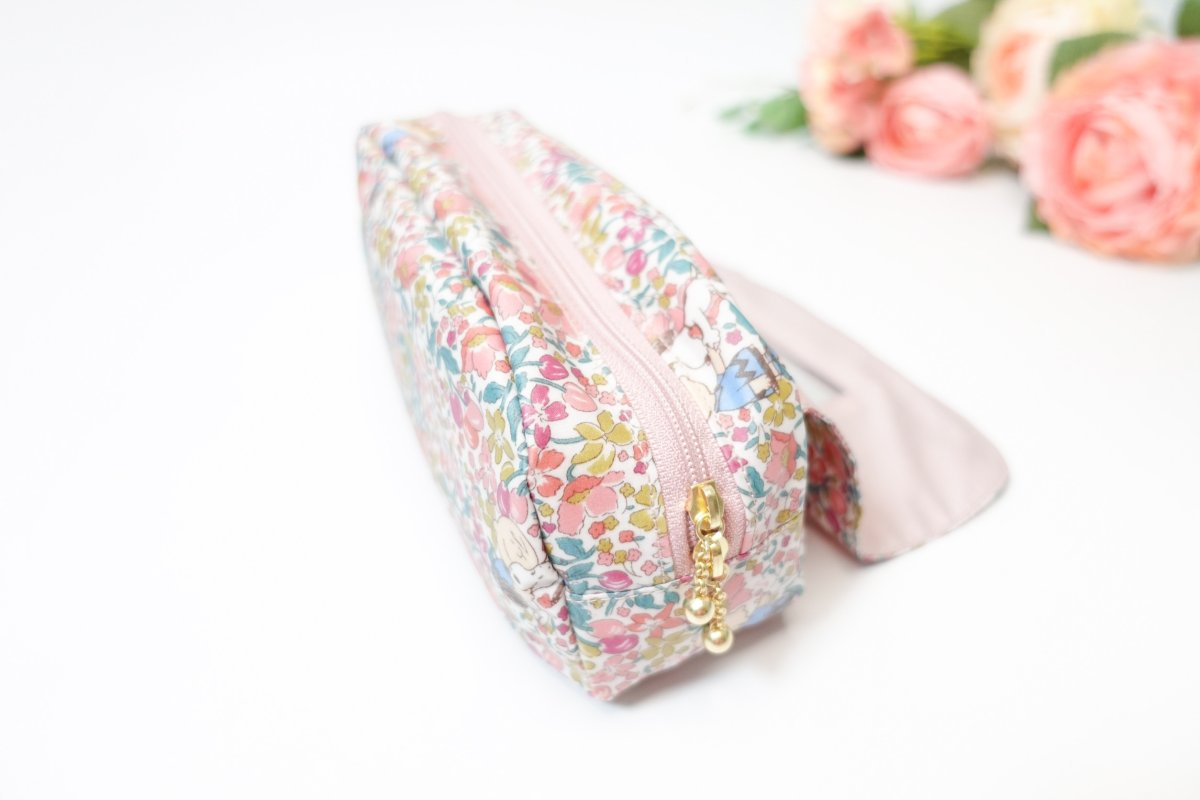 画像14:  Agnès(アニエス)ミラー付きラウンドファスナー開閉ポーチ（２サイズ展開） (14)