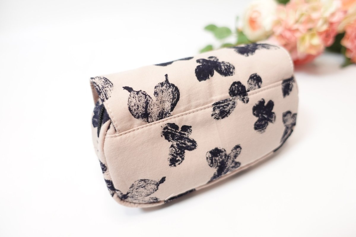 画像6:  Agnès(アニエス)ミラー付きラウンドファスナー開閉ポーチ（２サイズ展開） (6)