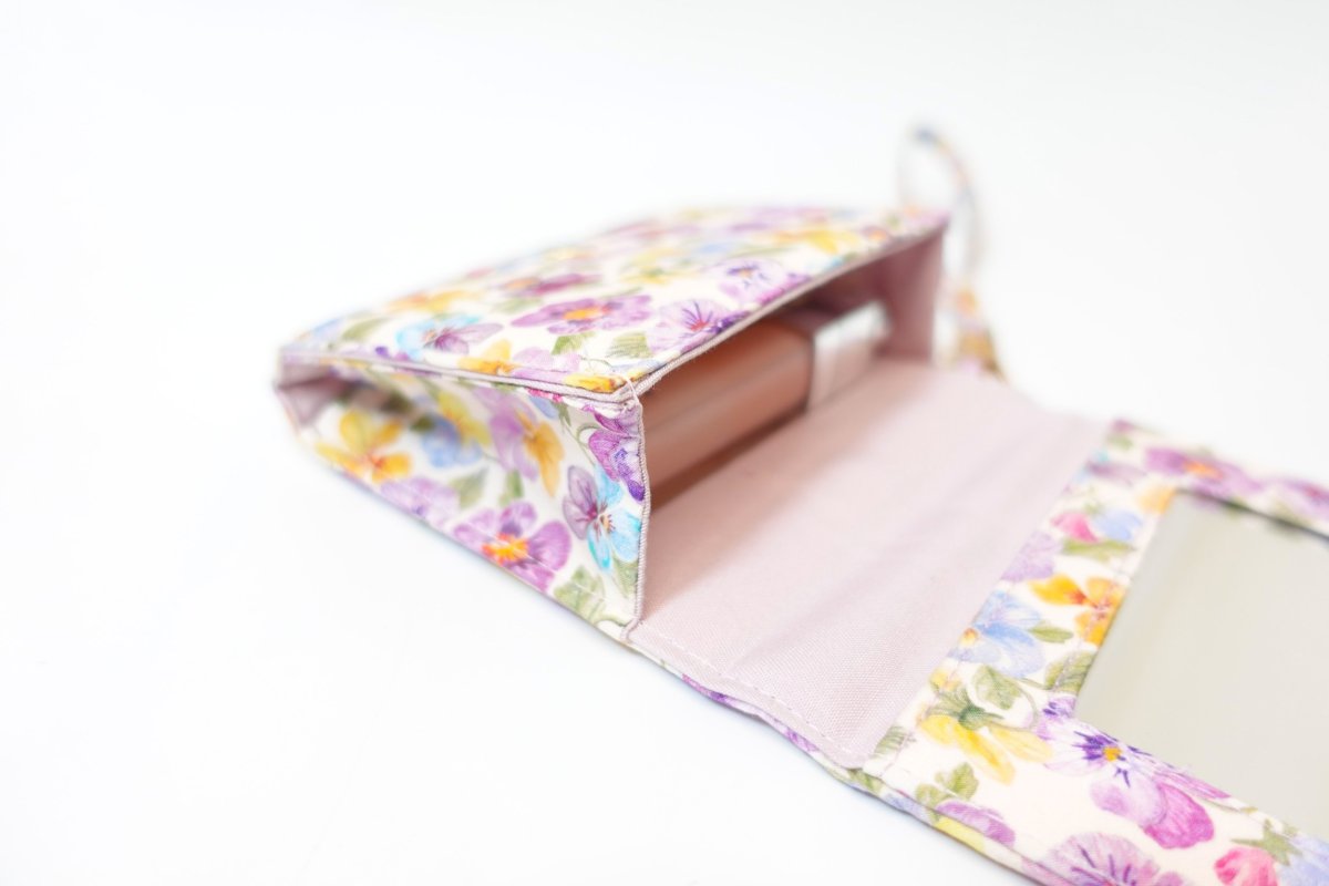 画像5: Lilac（ライラック）ミラー付コンパクトリップポーチ型紙 (5)