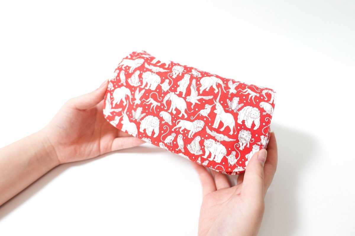 画像13:  Agnès(アニエス)ミラー付きラウンドファスナー開閉ポーチ（２サイズ展開） (13)