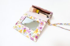 画像4: Lilac（ライラック）ミラー付コンパクトリップポーチ型紙/６月18日（水）発送開始商品 (4)