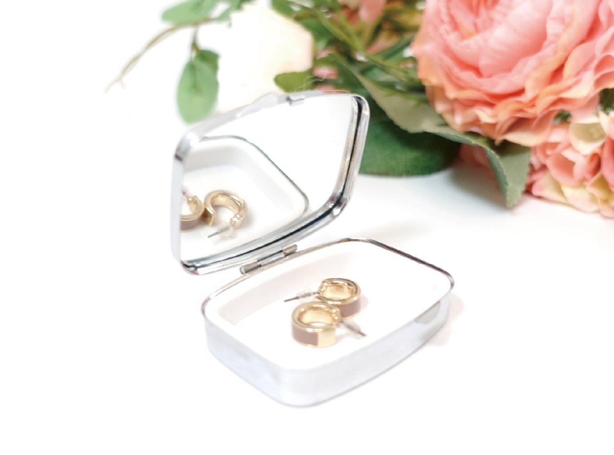 画像5: ピルケース型・コンパクトミラー型紙・資材キット(型紙&レシピプレゼント) (5)