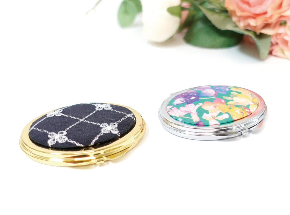 画像4: 楕円型・コンパクトミラー型紙・資材キット（型紙＆レシピプレゼント） (4)