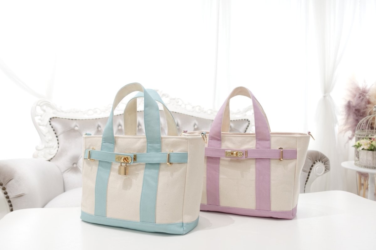 画像2: Camellia（カメリア）ひねり金具のトートバッグ【2サイズ展開】 (2)