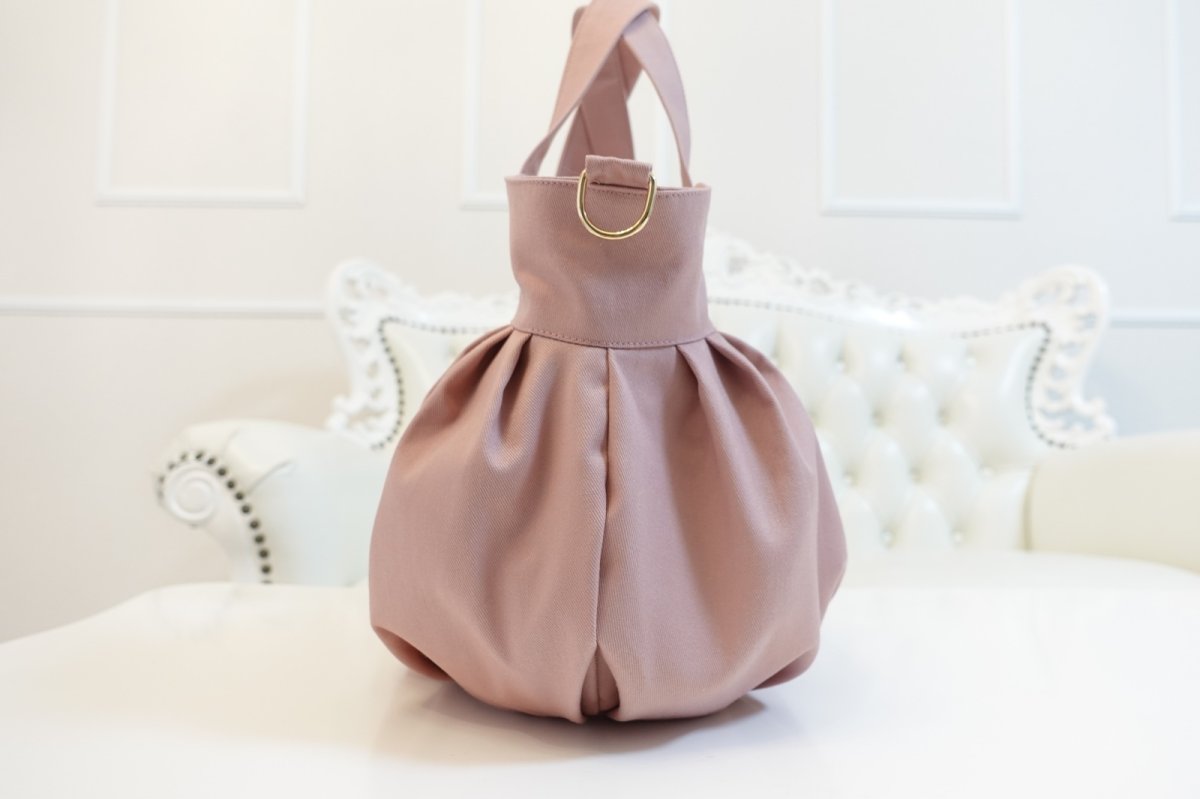 画像4: Amber（アンバー）【型紙】底タックのバルーントートバッグ型紙 (4)