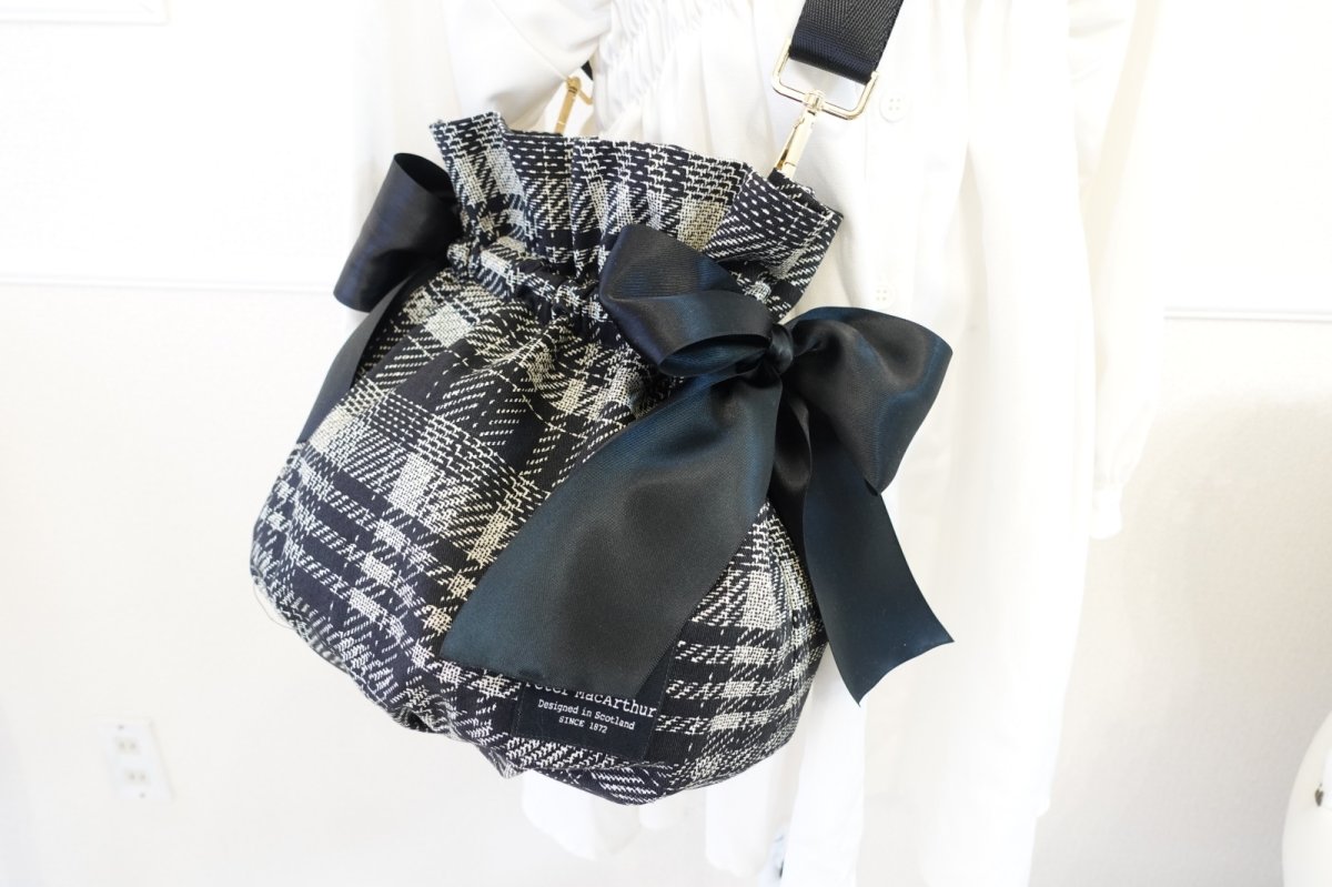 画像10: Fairy（フェアリー）【型紙】底タックのドローストリングバッグ型紙 (10)