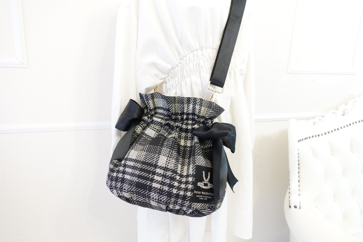 画像9: Fairy（フェアリー）【型紙】底タックのドローストリングバッグ型紙 (9)