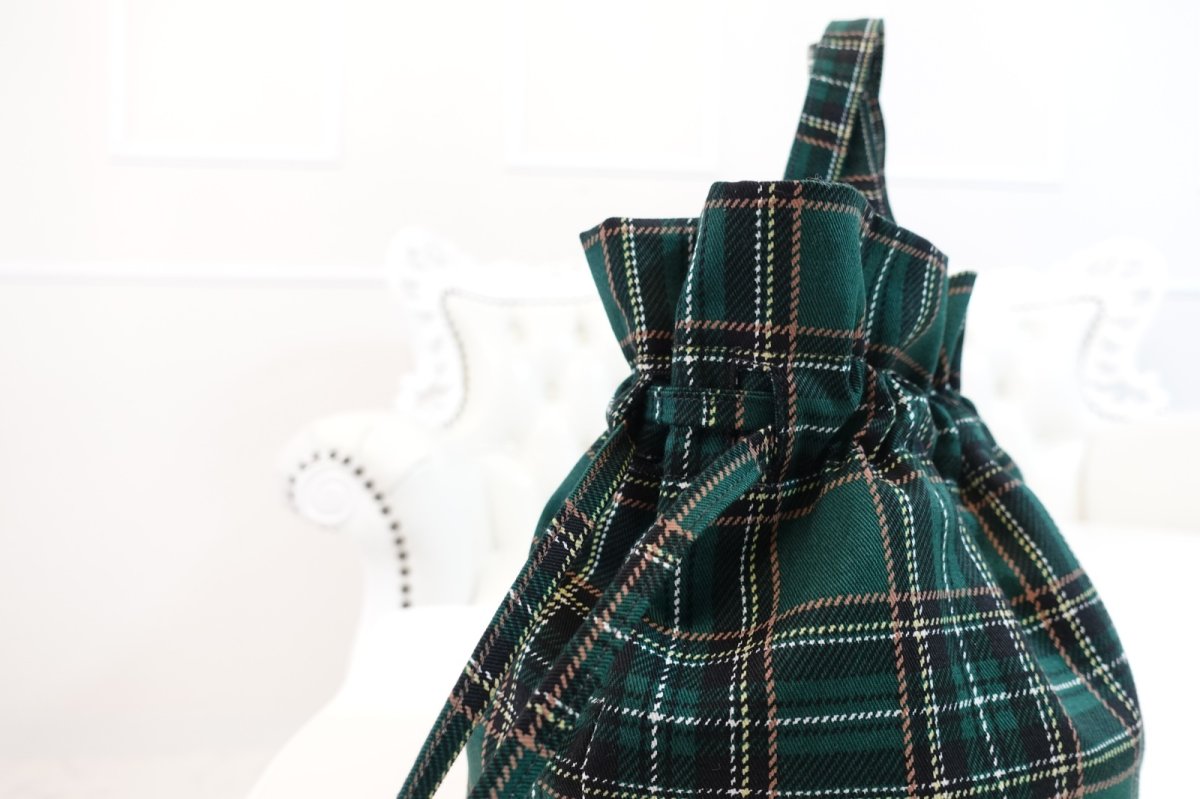 画像6: Fairy（フェアリー）【型紙】底タックのドローストリングバッグ型紙 (6)