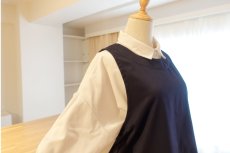 画像3: 【クリスマス・プレゼント型紙】Kapok（カポック）ソーイングエプロン・袖なし割烹着型紙（フリーサイズ）2025.12月17日（水）発送開始商品 (3)