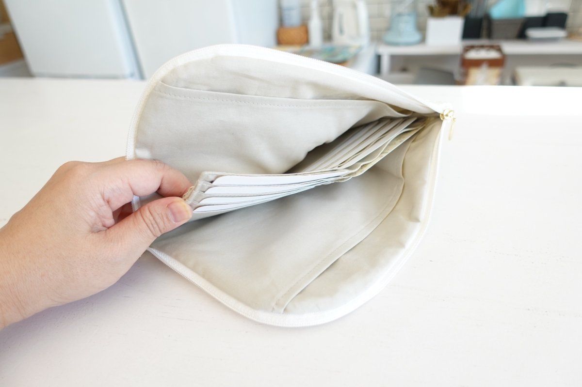 画像5: 【2/9再販スタート】MMZ-165　Felicità（フェリーチェ）大切なものをまとめる！マルチポーチ型紙（診療ポーチ・母子手帳ケース・パスポートケース）3サイズ展開 (5)