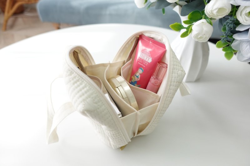 画像1: MMZ-166　Piccolino（ピッコリーノ）仕切り付きラウンドポーチ型紙/2サイズ展開【2月3日発送開始商品】