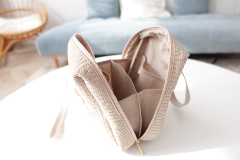 画像3: MMZ-166　Piccolino（ピッコリーノ）仕切り付きラウンドポーチ型紙/2サイズ展開【2月3日発送開始商品】