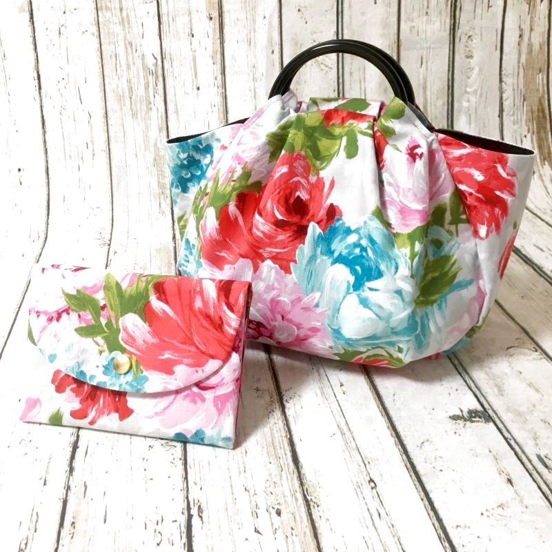 画像2: MMZ-64 Rebecca(レベッカ)持ち手リングトートバッグ型紙・(3サイズ展開)