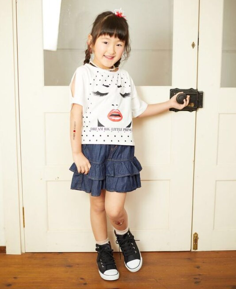 画像2: MK-71 Ariel (アリエル) ティアードフリルキュロットパンツ型紙（キッズ・子供服・型紙　）