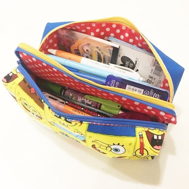 画像1: 「MMZ-53 Fiona(フィオナ)ダブルファスナーポーチ・型紙・パターン(3サイズ展開)