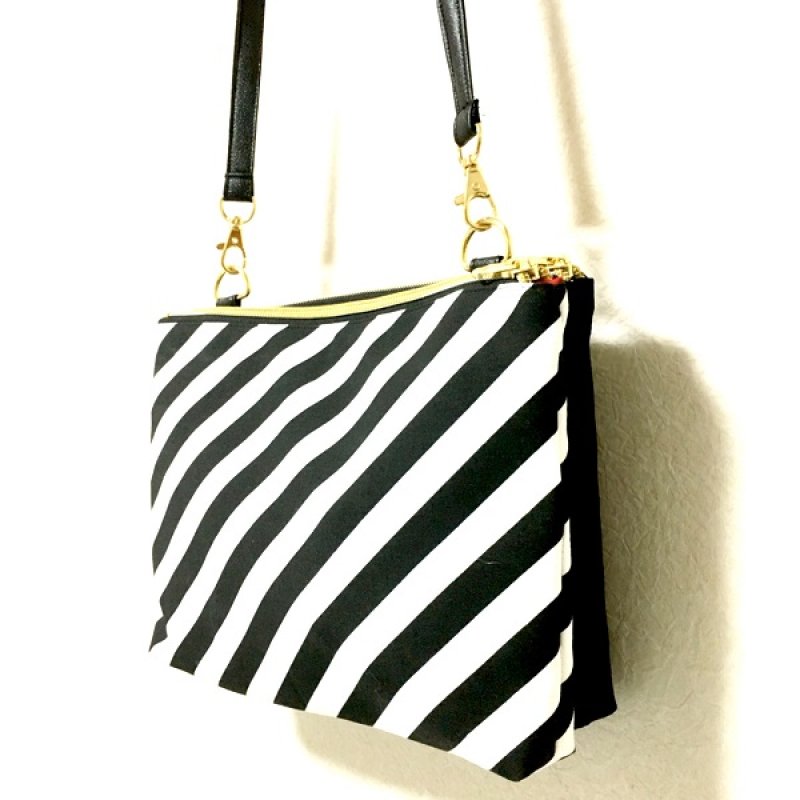 画像3: MMZ-58  Chelsea（チェルシー）シングル・ダブル・トリプル・ポーチ・ポシェット（まち有）型紙・パターン（3サイズセット）