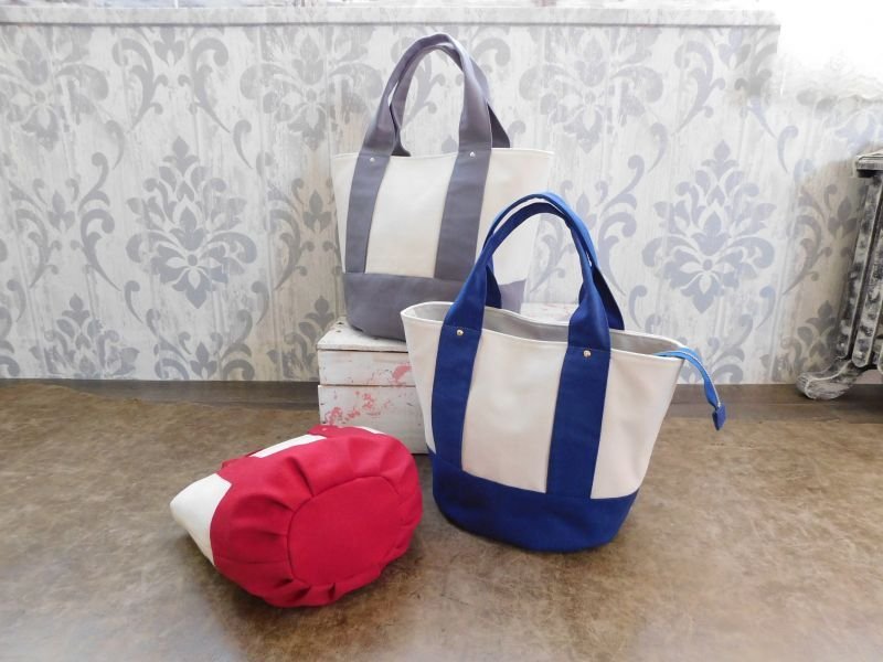 画像1: MMZ-70 CHRISTINA(クリスティーナ)バルーントートバッグ型紙(3サイズ展開)