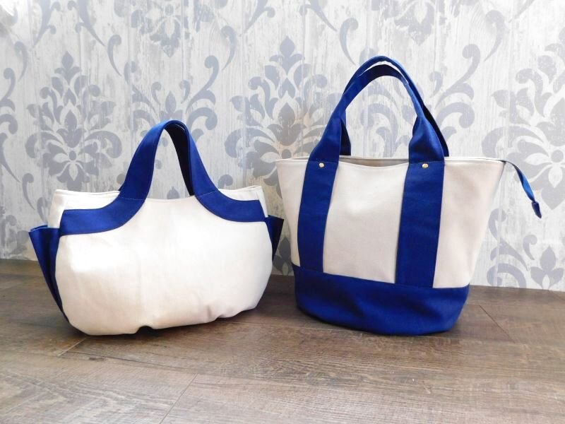 画像3: MMZ-70 CHRISTINA(クリスティーナ)バルーントートバッグ型紙(3サイズ展開)